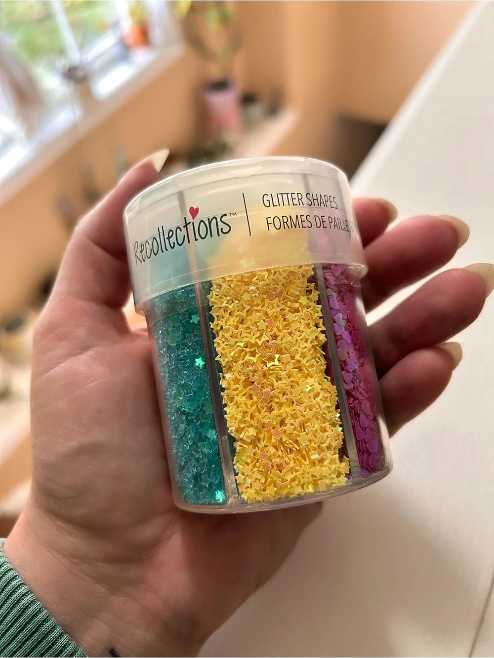 Recollections Glitter Shapes Craft Glitter Set